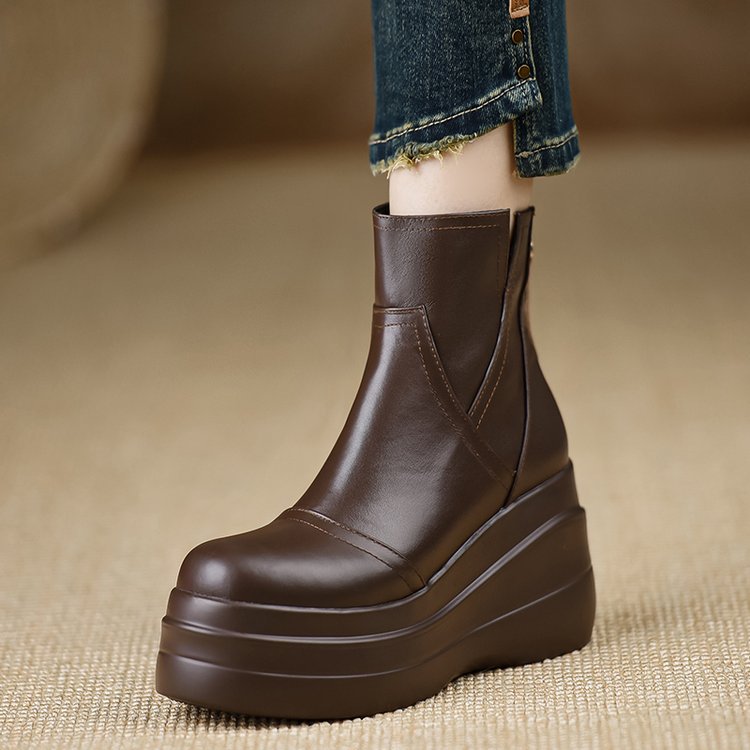 Arabella | Luxe Leather Orthopedic Platform Boots