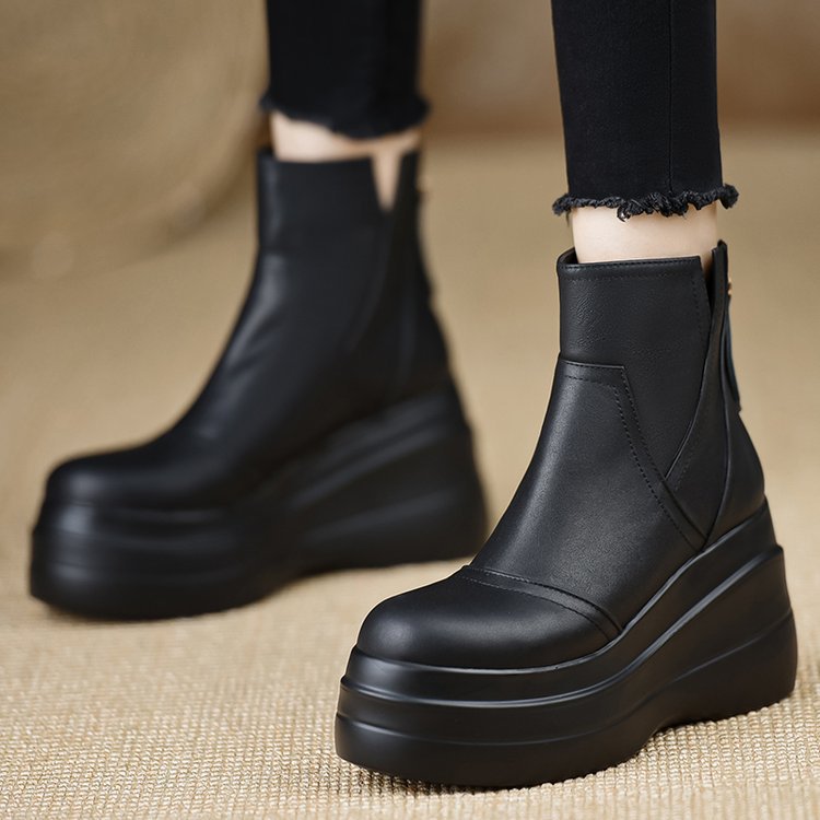 Arabella | Luxe Leather Orthopedic Platform Boots