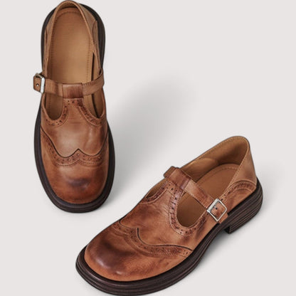 Ella | Elegant Premium Leather Mary Jane Shoes for Women