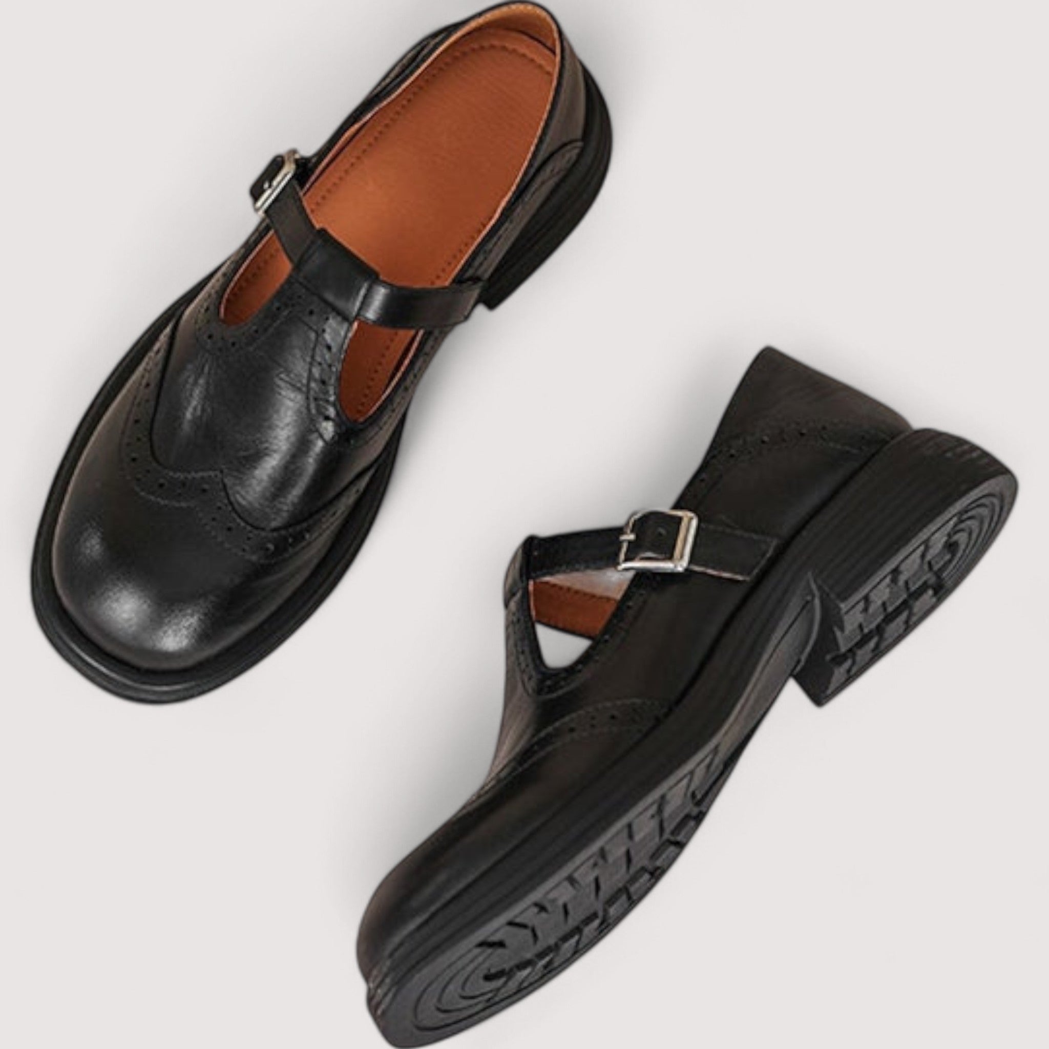 Ella | Elegant Premium Leather Mary Jane Shoes for Women