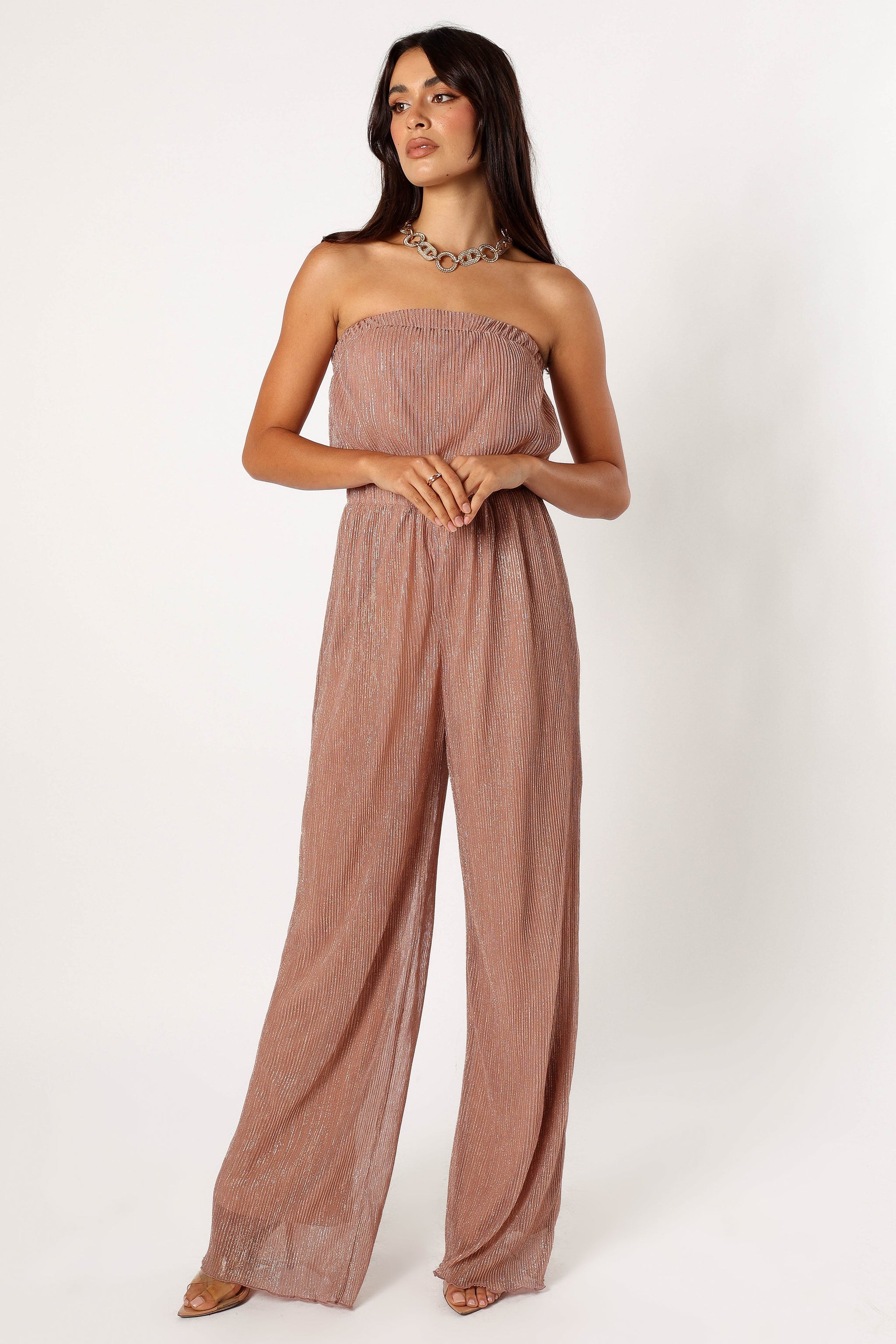 Ella | Elegant Strapless Jumpsuit for Women