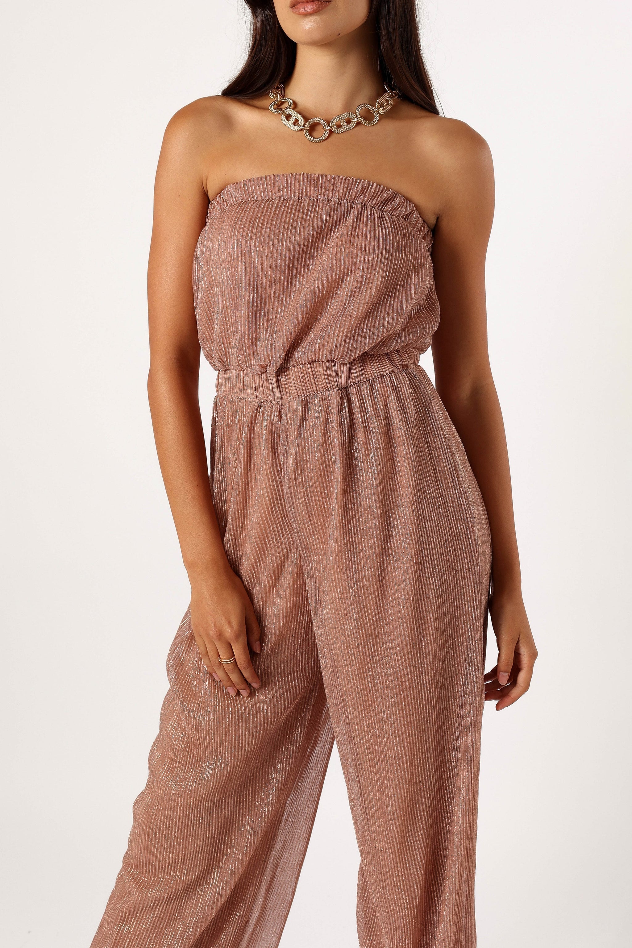 Ella | Elegant Strapless Jumpsuit for Women