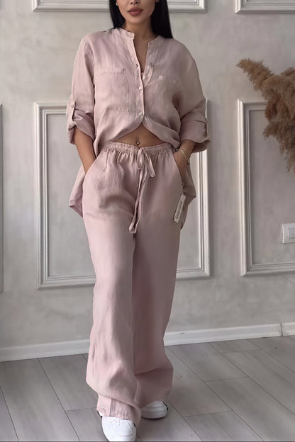 Ella | Relaxed Elegant Two-Piece Women's Outfit Set