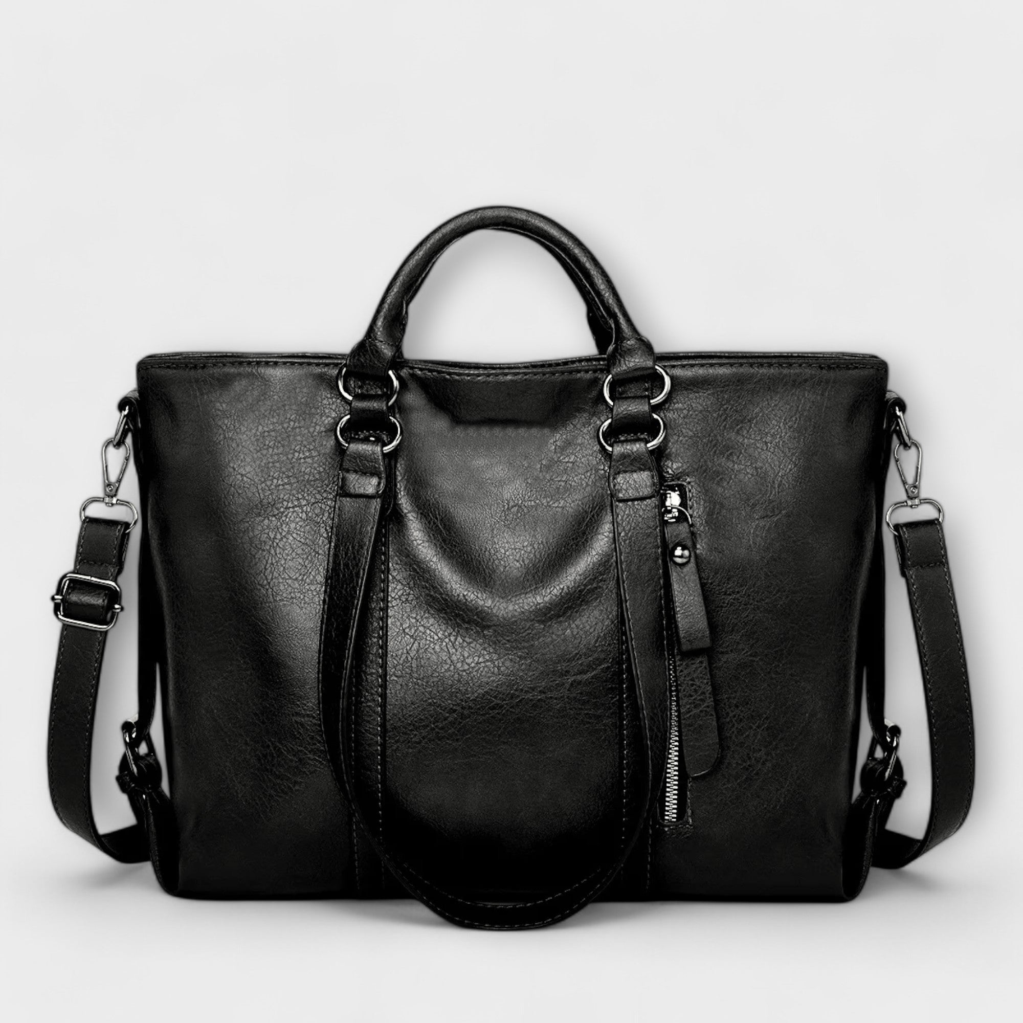 Ella | Spacious Elegant Leather Tote Bag