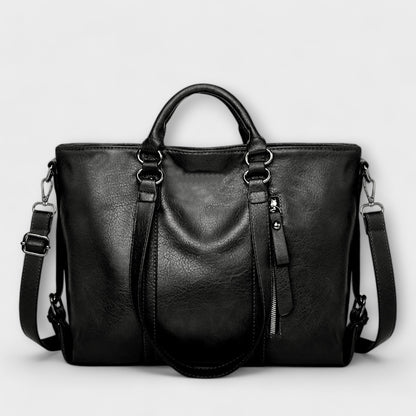 Ella | Spacious Elegant Leather Tote Bag