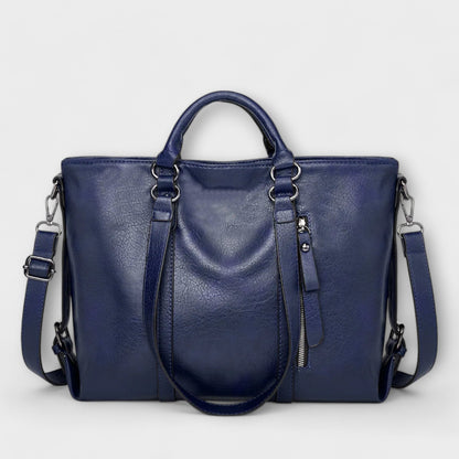 Ella | Spacious Elegant Leather Tote Bag