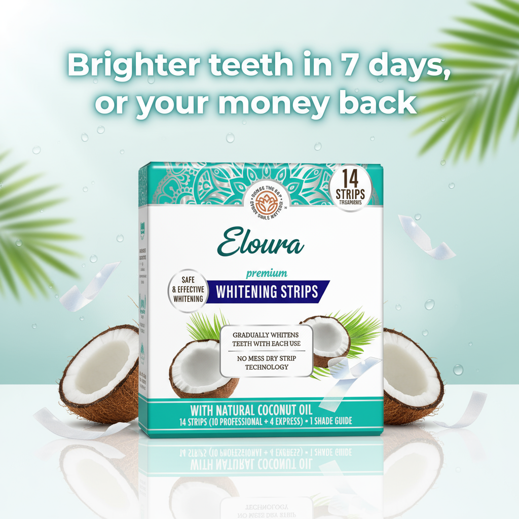 Olinaa | Teeth Whitening Strips with Advanced Formula | Brighten Your Smile