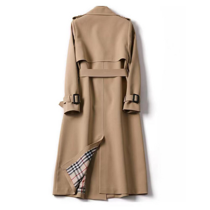 Emily | Chic Black Trench Coat for Women