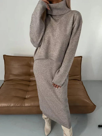 Emily | Cozy Elegant Knit Sweater Dress