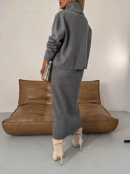 Emily | Cozy Elegant Knit Sweater Dress