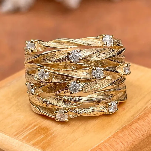 Emily | Elegant Whispers of Love Ring