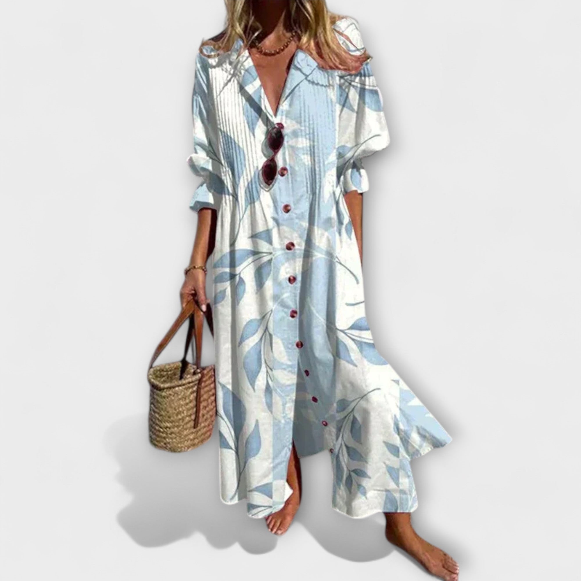 Emily | Flattering Floral Maxi Dress