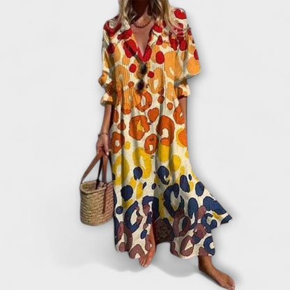 Emily | Flattering Floral Maxi Dress