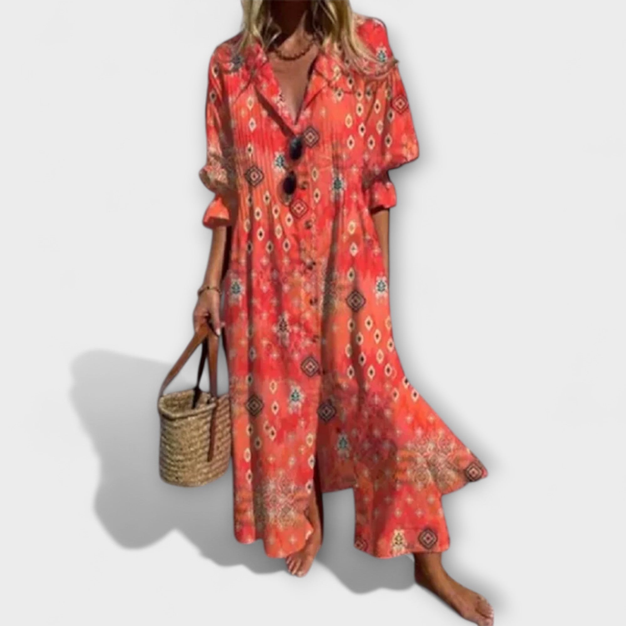 Emily | Flattering Floral Maxi Dress