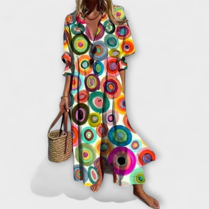 Emily | Flattering Floral Maxi Dress
