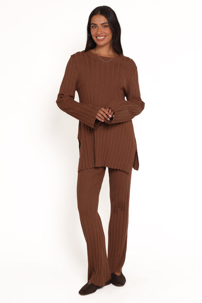 Emily | Stylish Long Sleeve Knitted Set