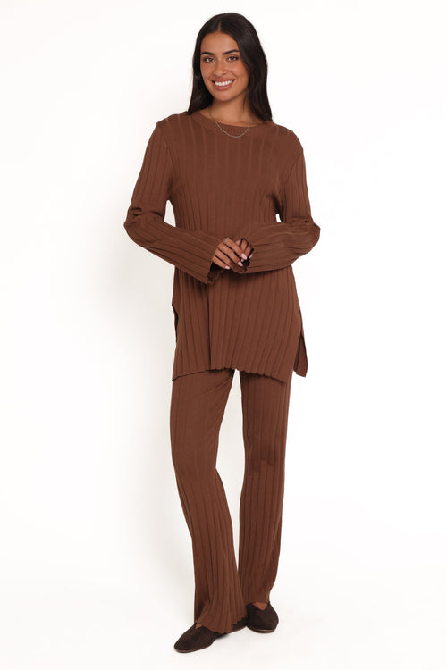 Emily | Stylish Long Sleeve Knitted Set