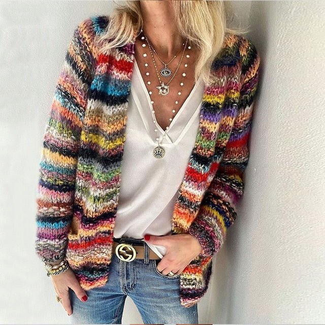 Emily | Vibrant Cozy Cardigan