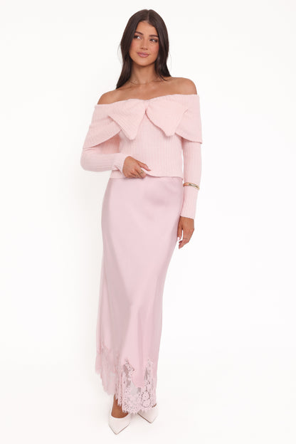Emma | Charming Cozy Women's Sweater with Off Shoulder Design