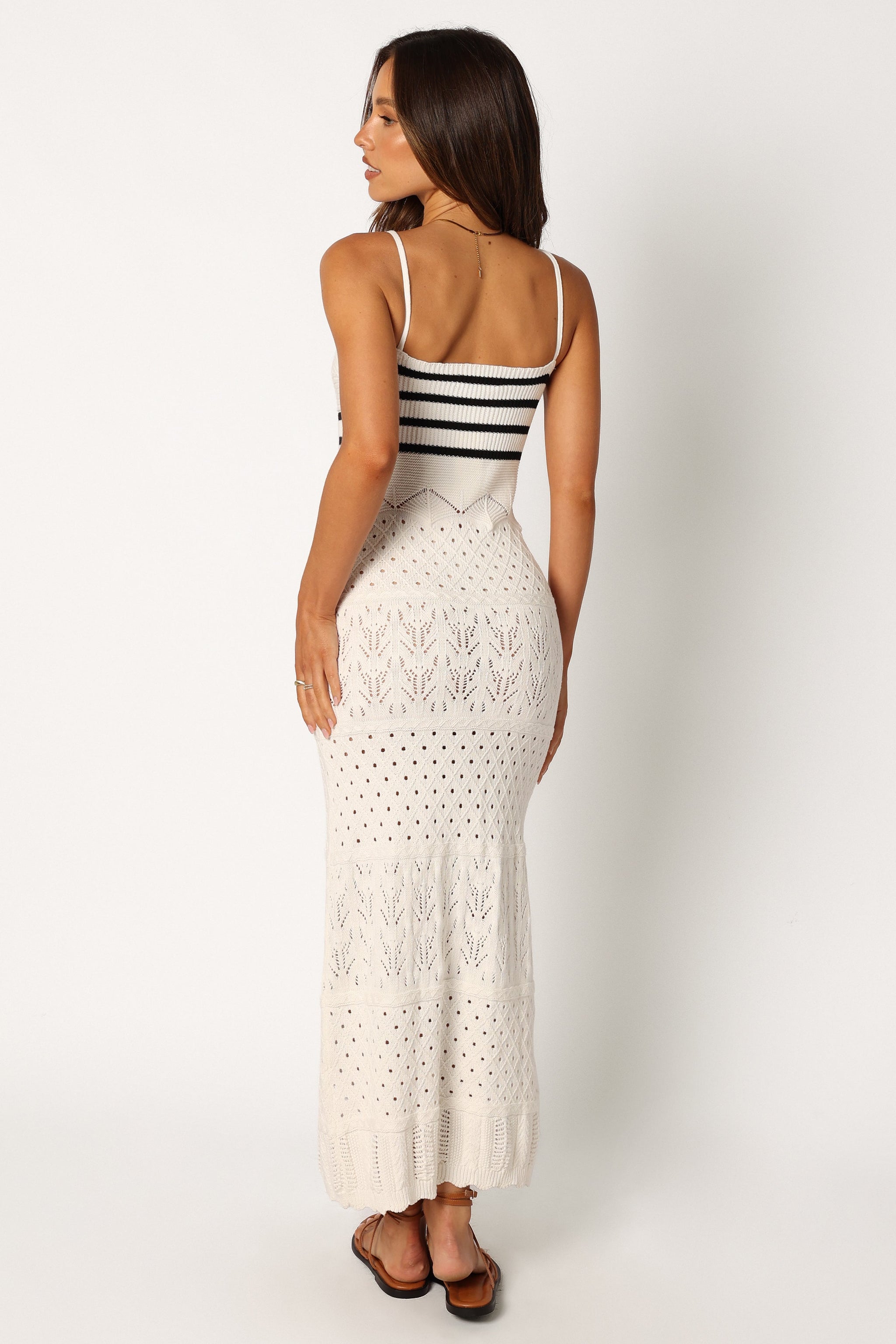 Emma | Chic Black Midi Cocktail Dress with Sweetheart Neckline