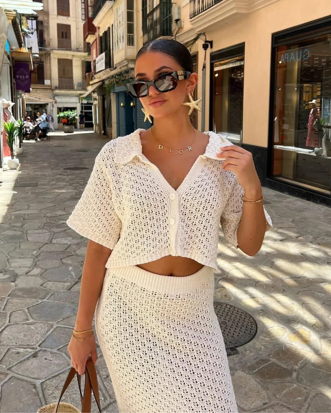 Emma | Chic Crochet Two-Piece Set for Women