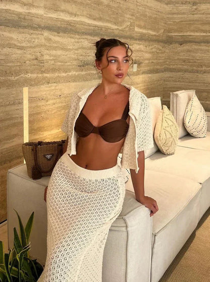 Emma | Chic Crochet Two-Piece Set for Women