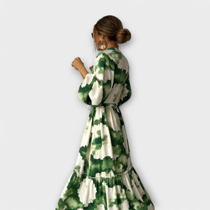 Emma | Chic Floral Long Sleeve Maxi Dress for Women