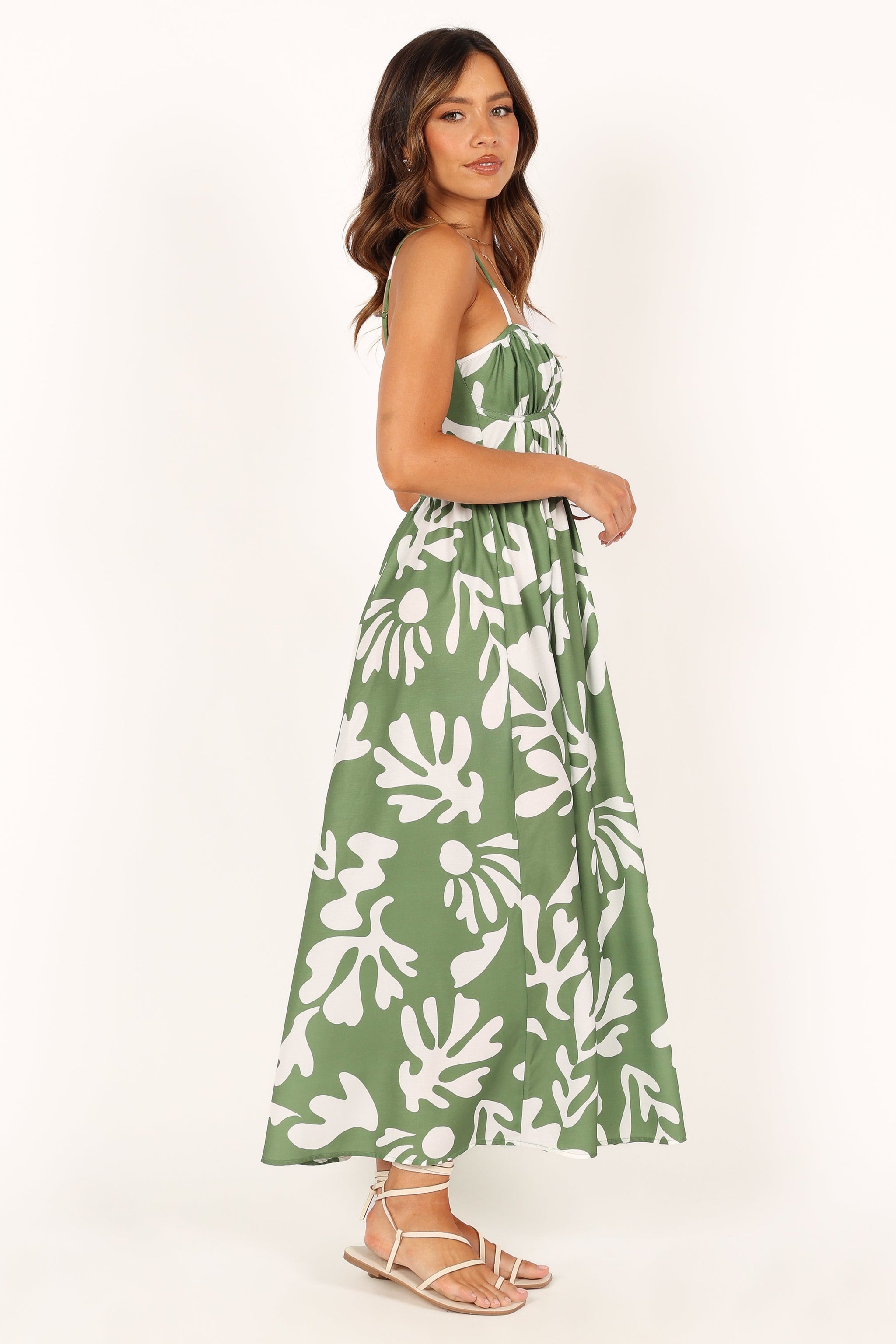 Emma | Chic Sweetheart Midi Wedding Guest Dress