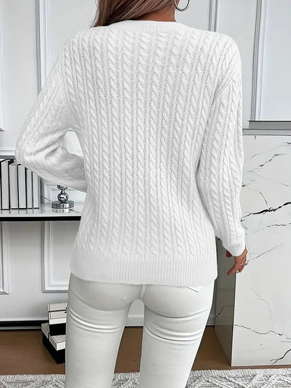 Emma | Cozy Classic Cable Knit Jumper