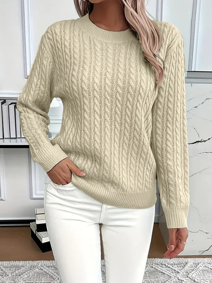 Emma | Cozy Classic Cable Knit Jumper