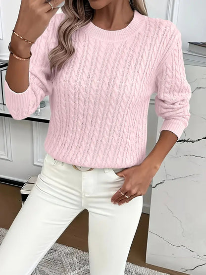 Emma | Cozy Classic Cable Knit Jumper