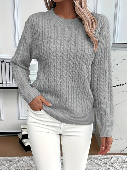 Emma | Cozy Classic Cable Knit Jumper