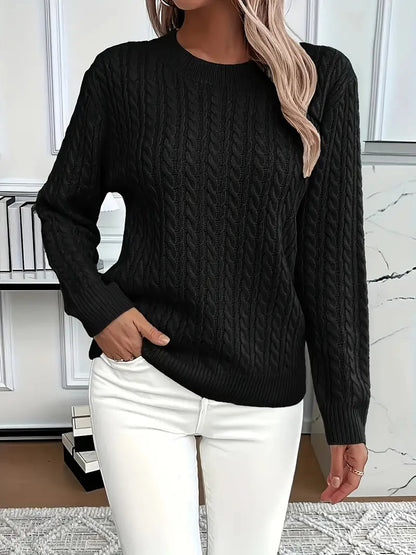 Emma | Cozy Classic Cable Knit Jumper