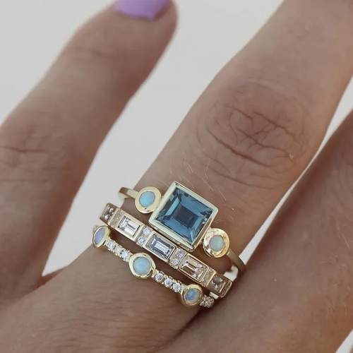 Emma | Elegant Adjustable Soft Touch Reflex Ring