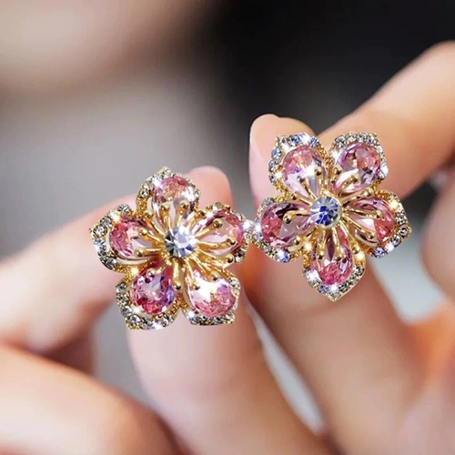 Emma | Elegant Colorful Zirconia Earrings