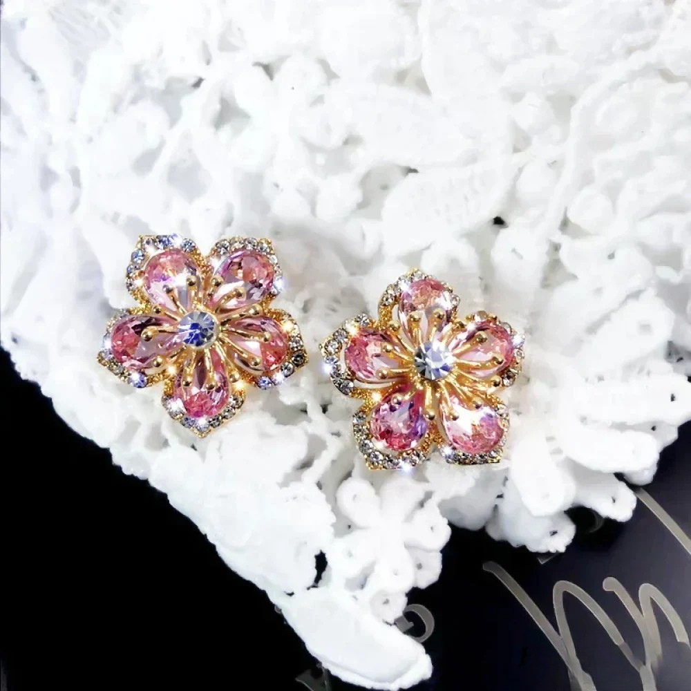 Emma | Elegant Colorful Zirconia Earrings
