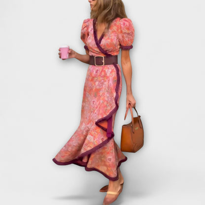 Emma | Elegant Soft Pink Maxi Dress