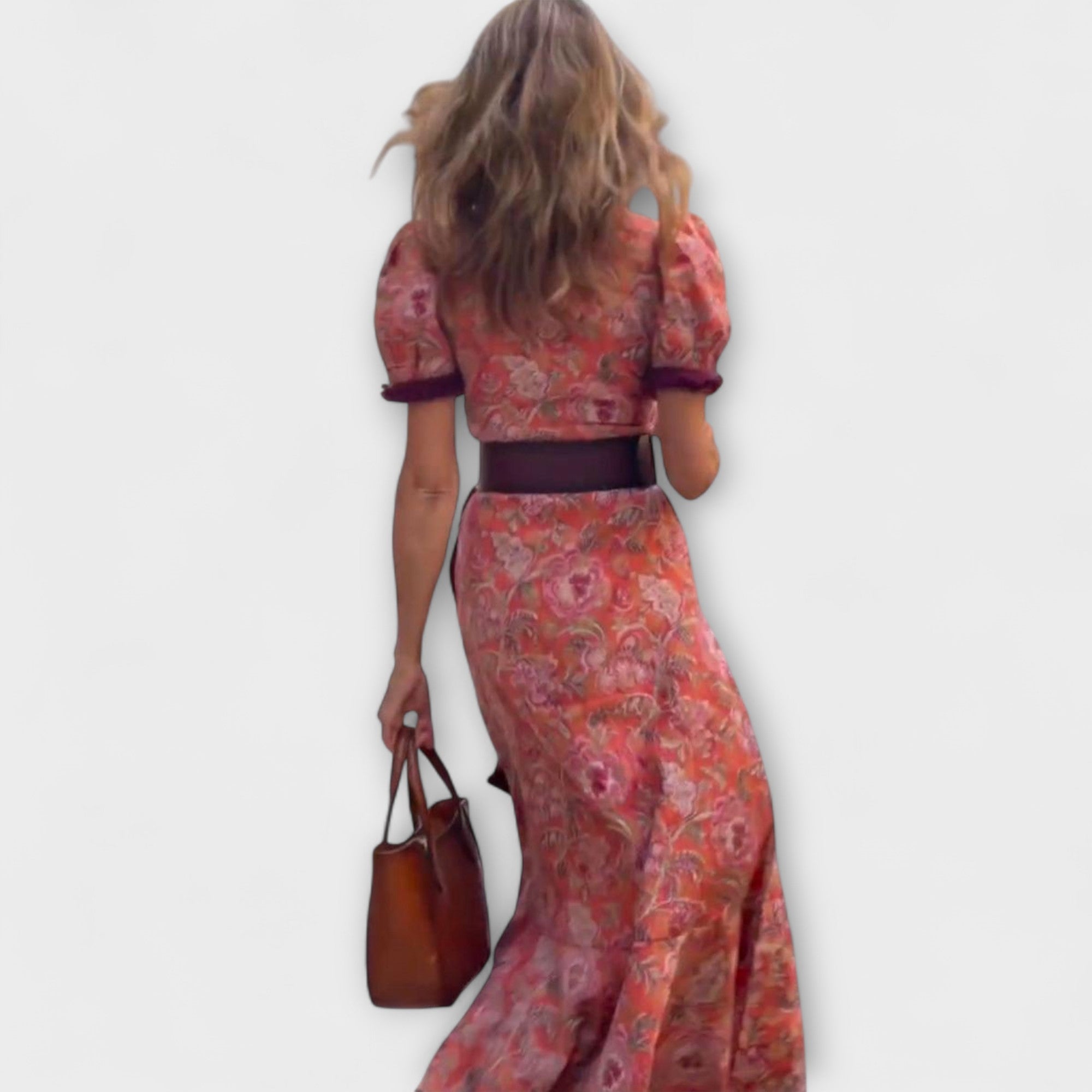 Emma | Elegant Soft Pink Maxi Dress
