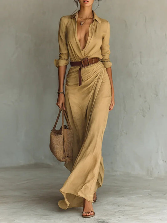 Emma | Flattering Wrap Maxi Dress for Women