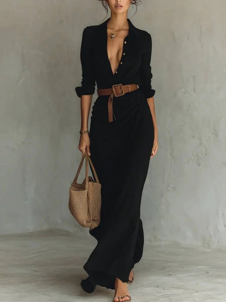 Emma | Flattering Wrap Maxi Dress for Women