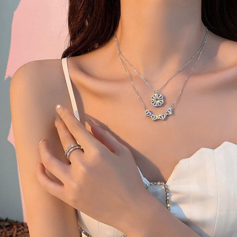 Emma | Handcrafted Lucky Clover Necklace