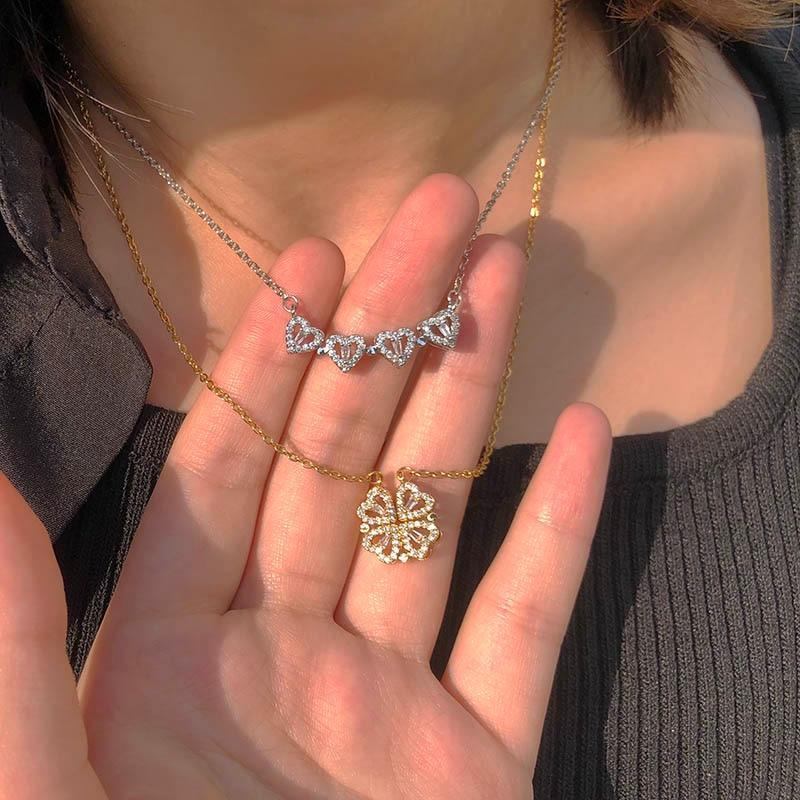 Emma | Handcrafted Lucky Clover Necklace