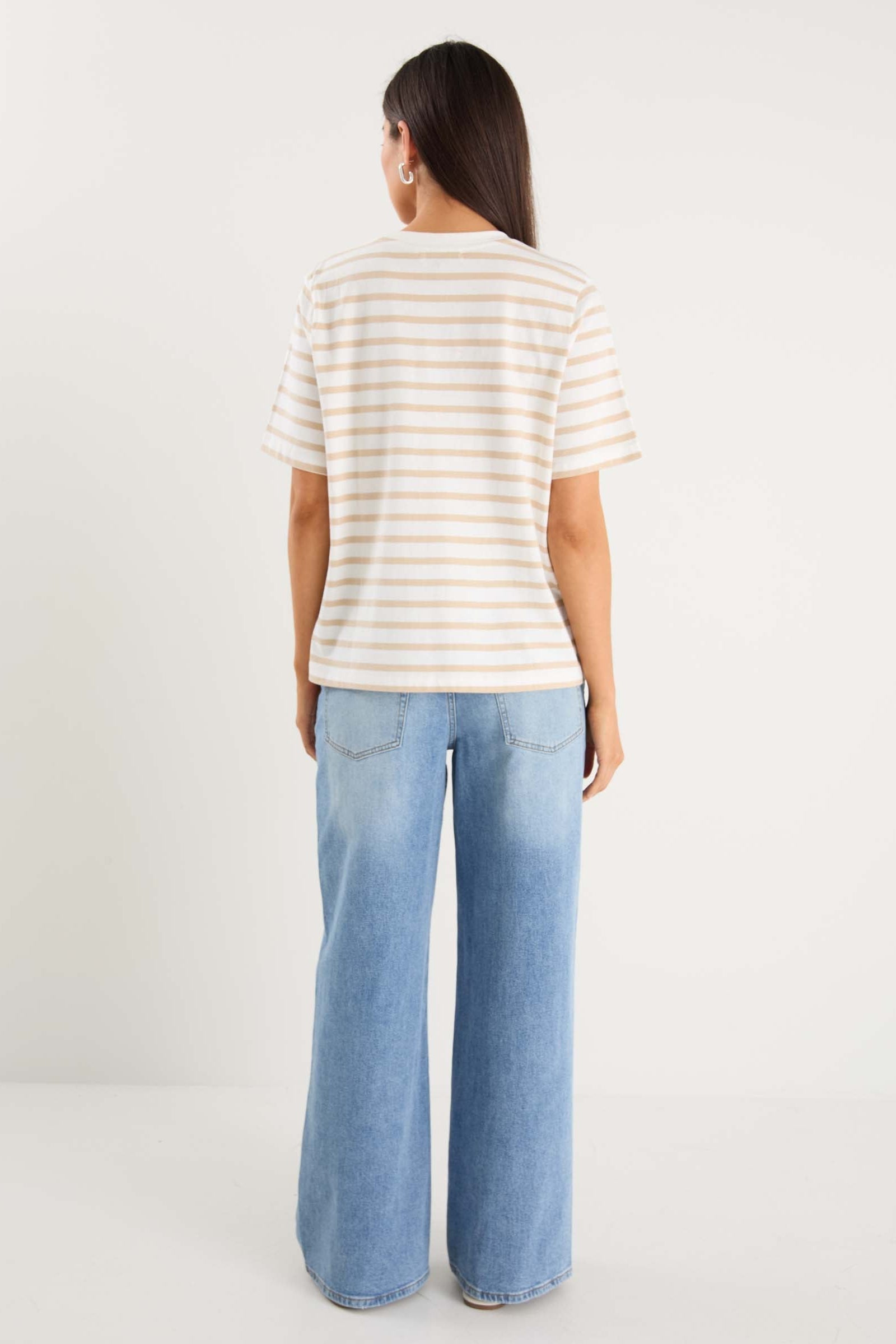 Emma | Relaxed Boxy Fit Striped Tee