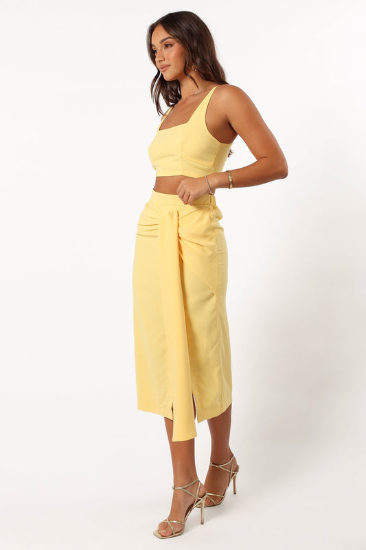 Emma | Stylish Two Piece Yellow Set for Women