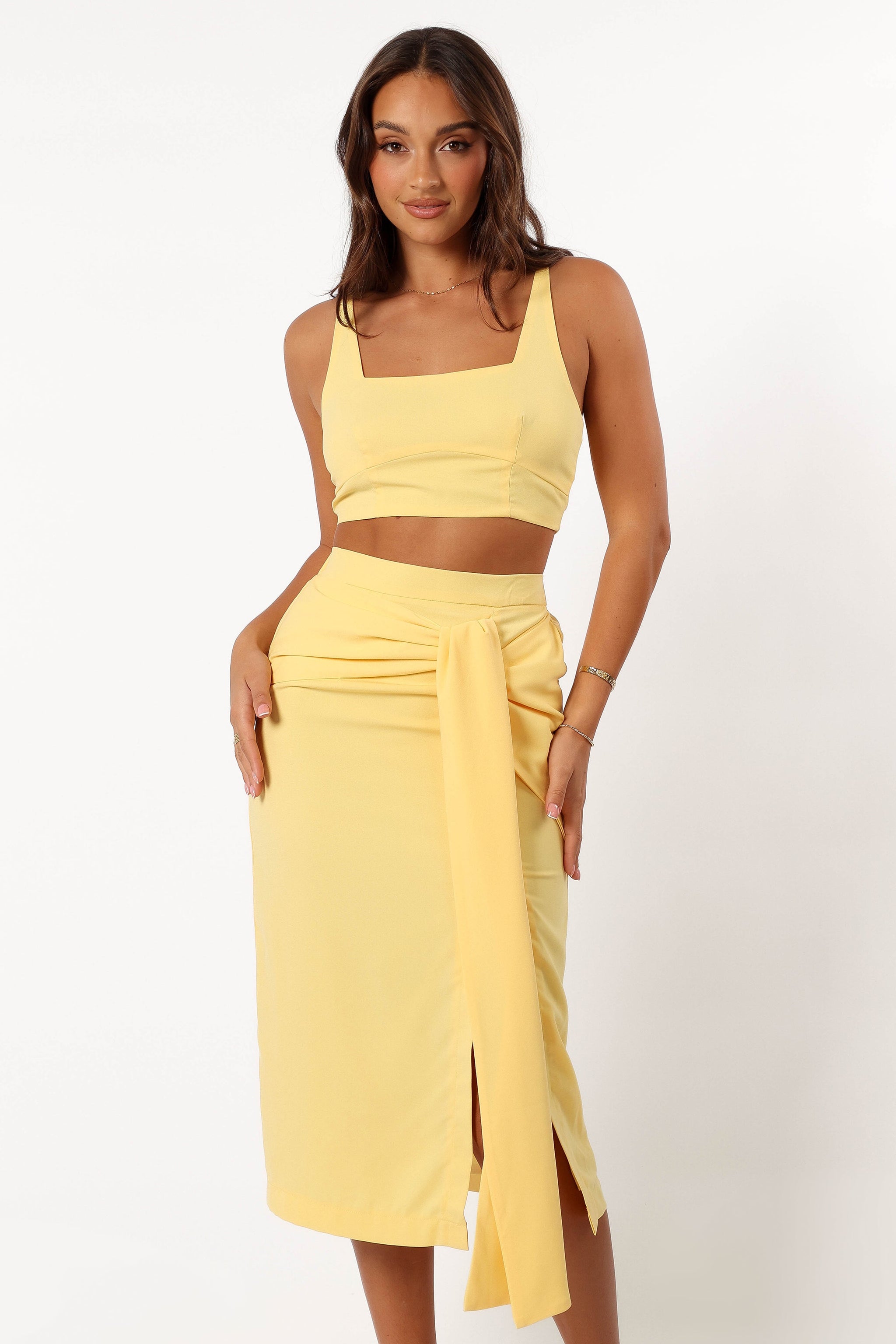 Emma | Stylish Two Piece Yellow Set for Women