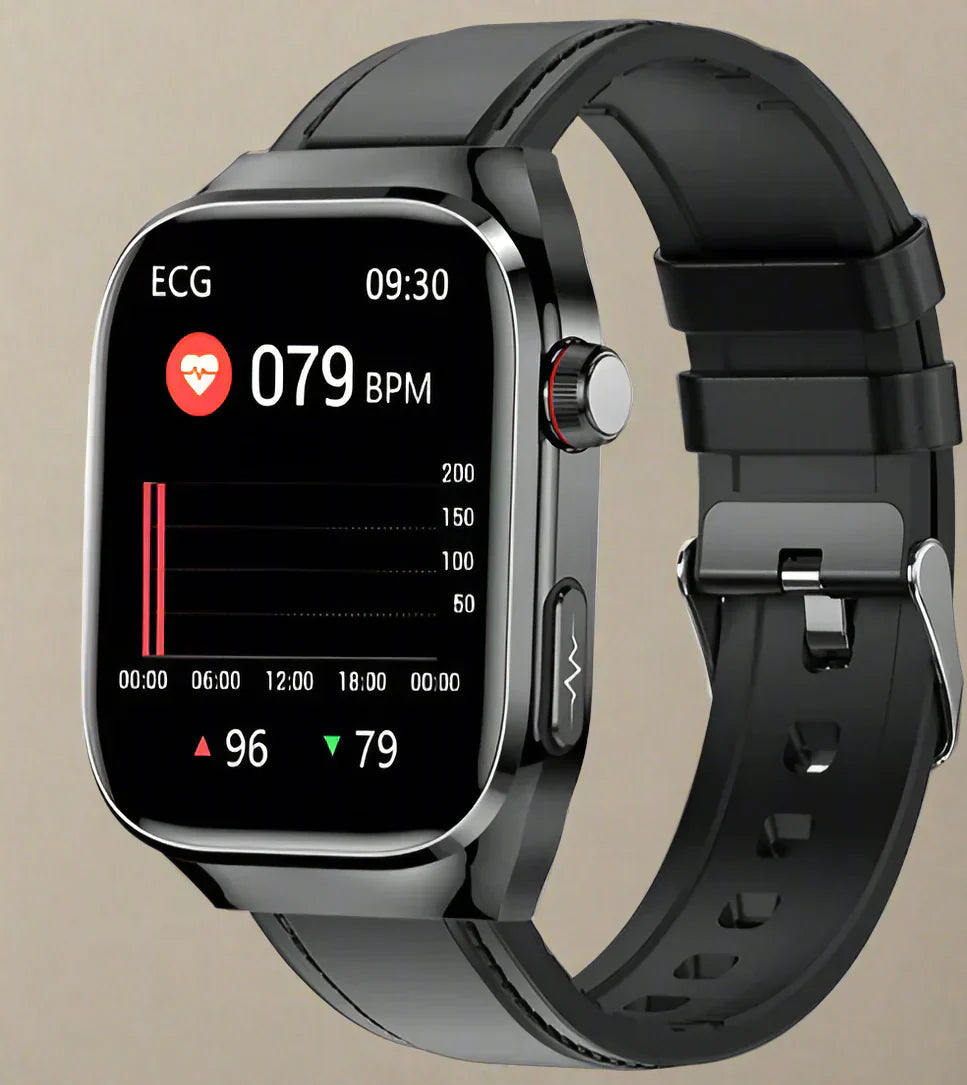 Ethan | Advanced Health Smartwatch with ECG and Blood Sugar Monitoring