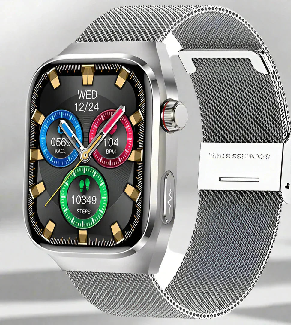 Ethan | Advanced Health Smartwatch with ECG and Blood Sugar Monitoring