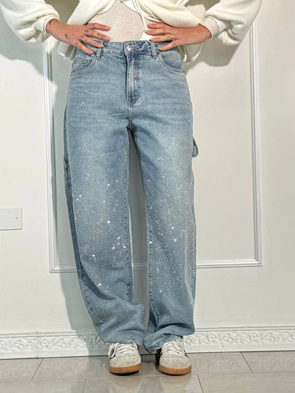 Ethan | Artistic High-Waisted Relaxed Fit Jeans