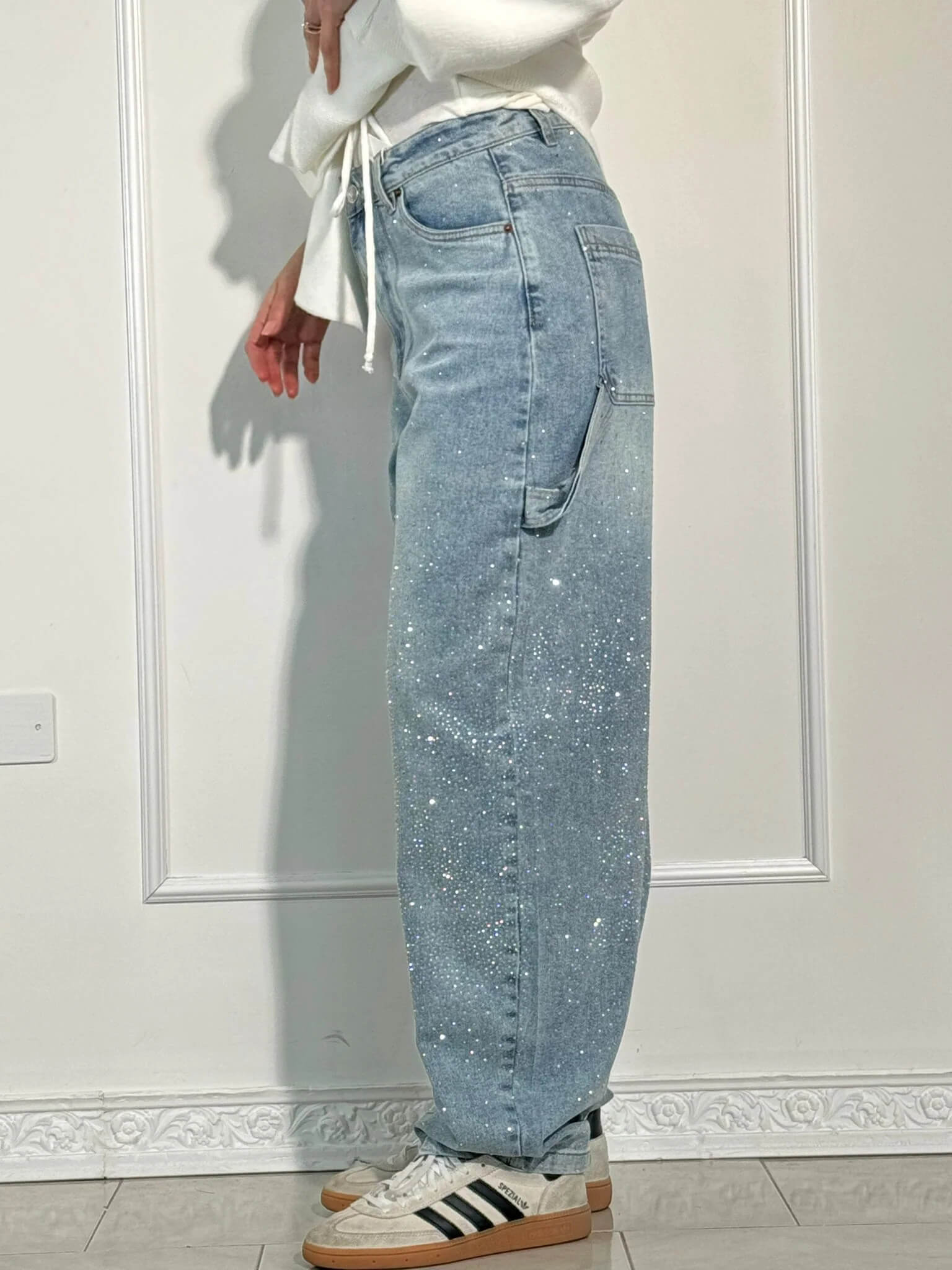 Ethan | Artistic High-Waisted Relaxed Fit Jeans