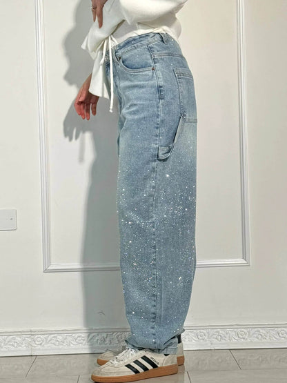 Ethan | Artistic High-Waisted Relaxed Fit Jeans